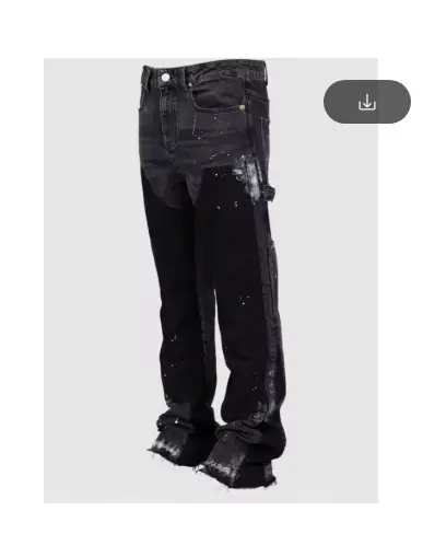 Flared Jeans (S, Negro)